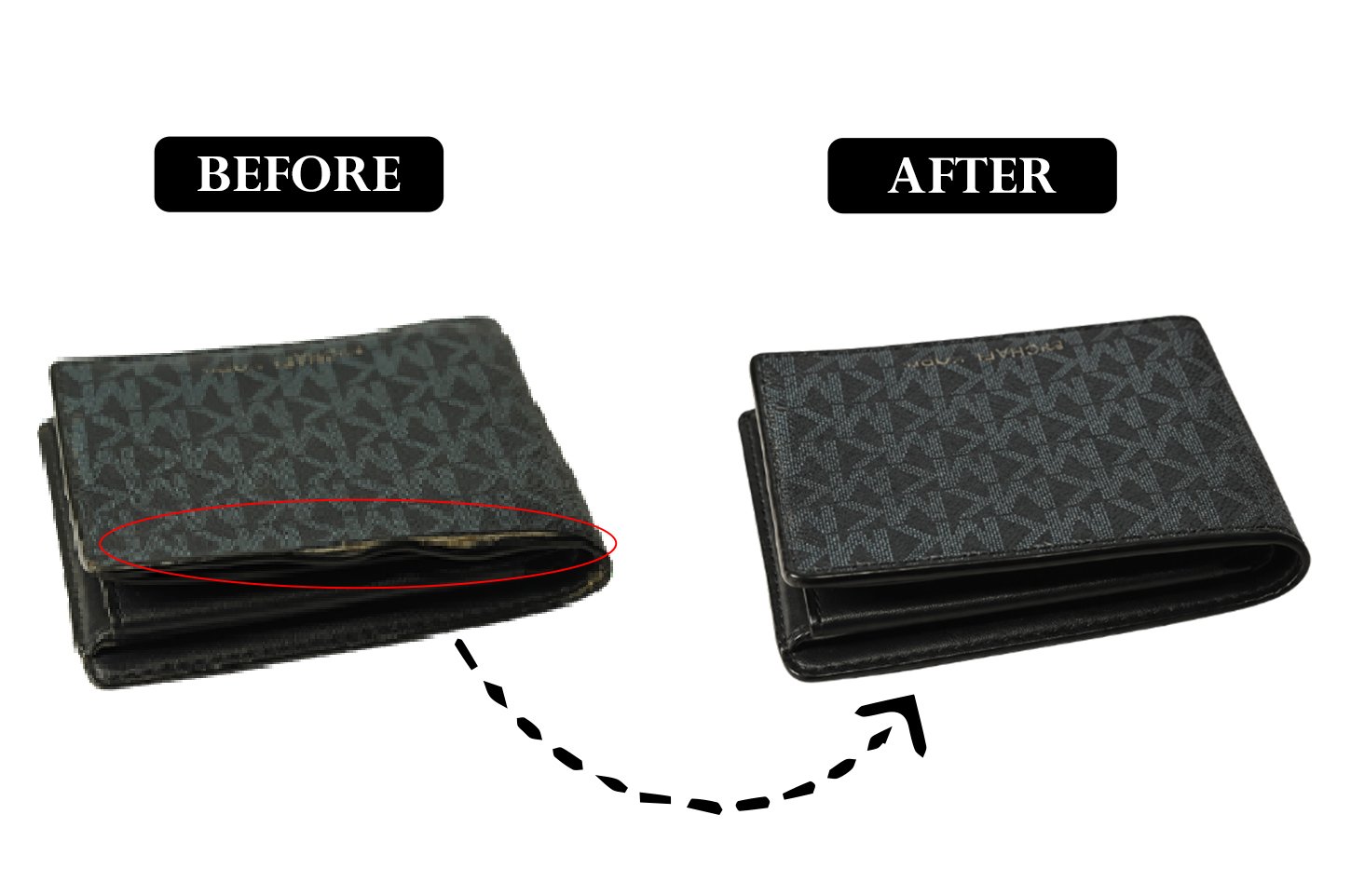 Luxury bag hardware restoration result