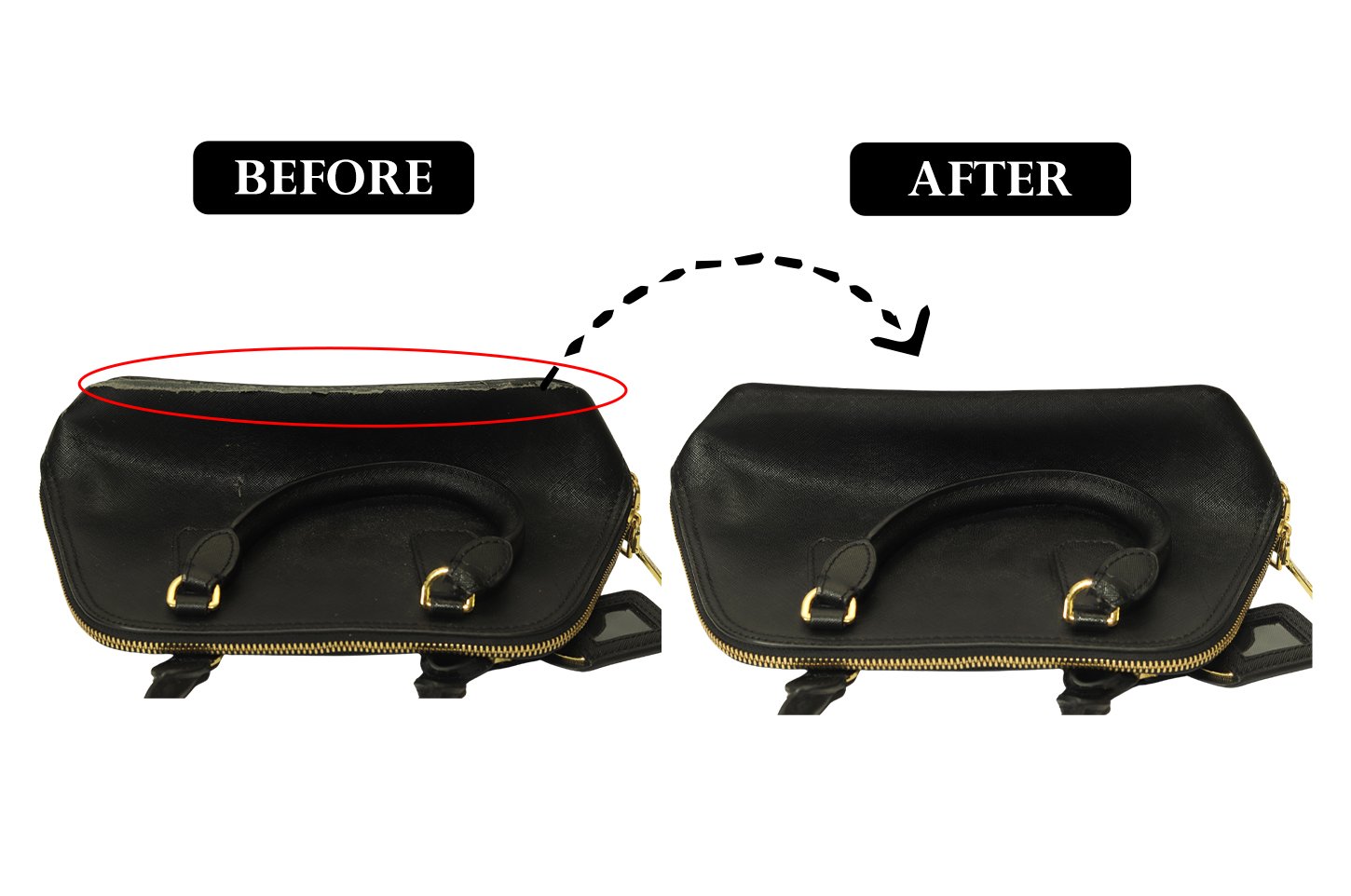 Leather garment finish matching result