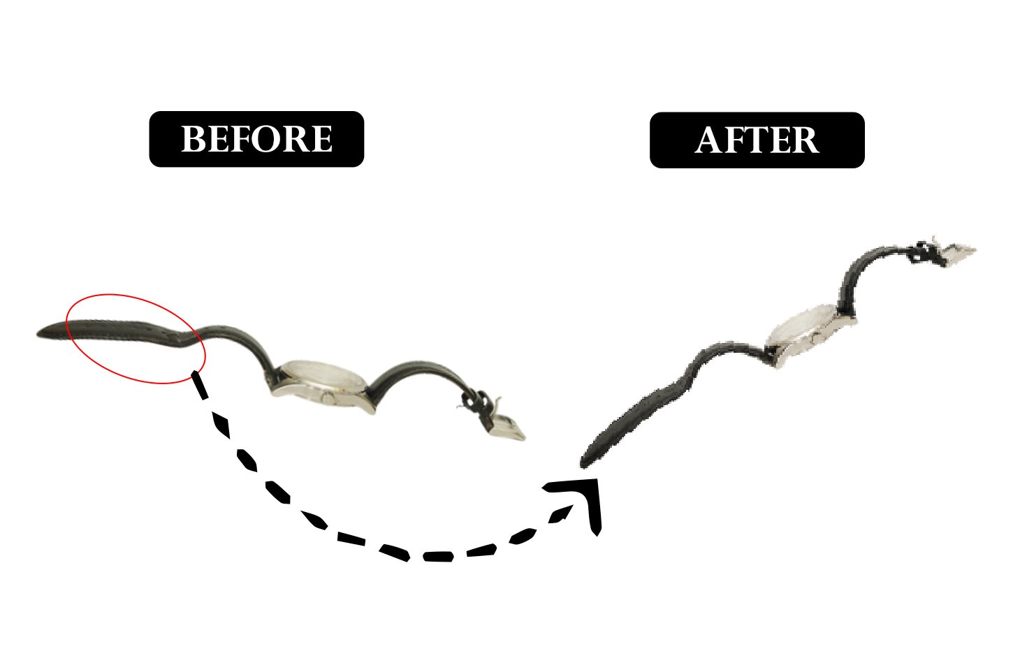 Luxury bag structure restoration result