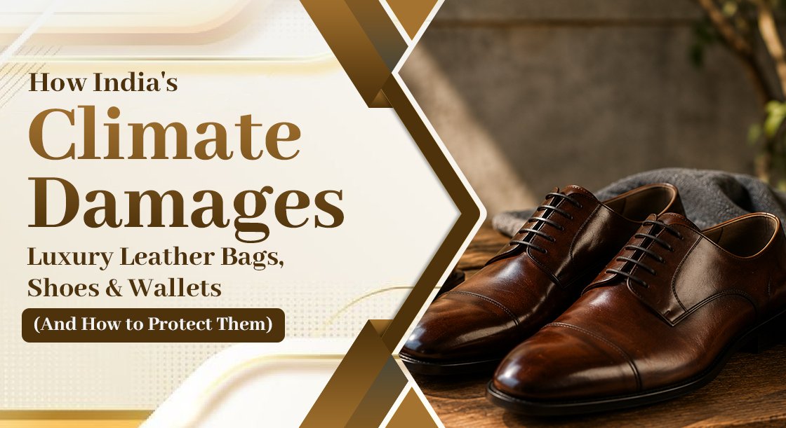 How India's Climate Damages Luxury Leather Bags, Shoes & Wallets (And How to Protect Them)