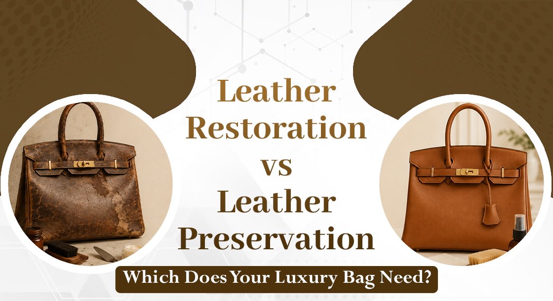 Leather Restoration vs Leather Preservation: Which Does Your Luxury Bag Need?
